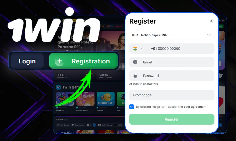 1win Register Betting Account